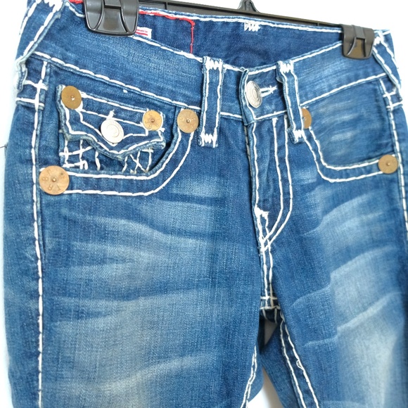 True Religion Ricky Super T Straight Legged Jeans - Picture 3 of 8